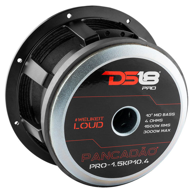 DS18 Pancadão PRO-1.5KP10.4, ekstrem 10 tommer midbass