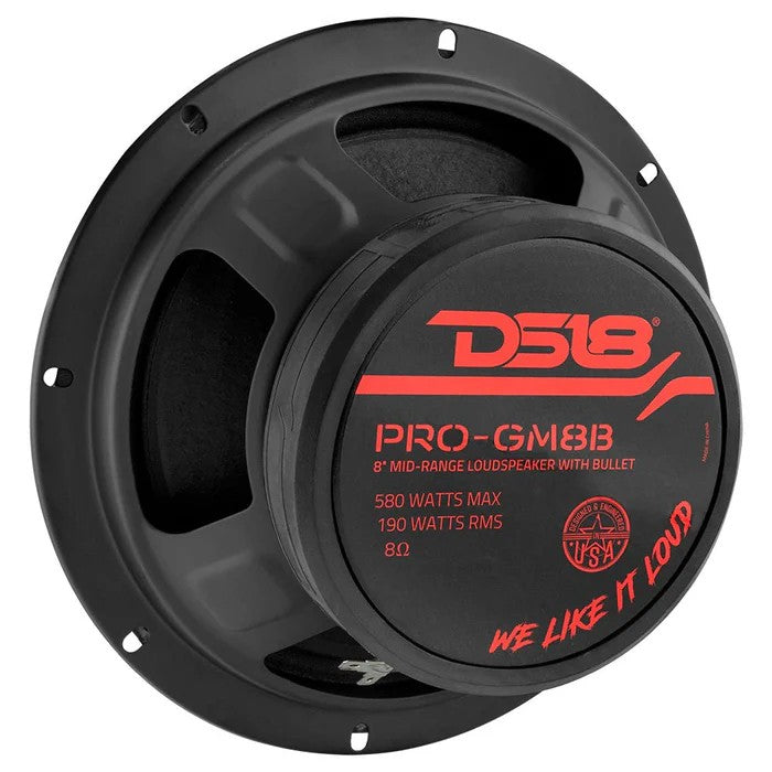 DS18 PRO-GM8B, 8 tommer mellemtone