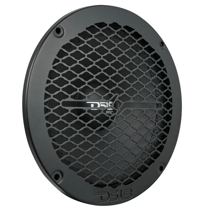 DS18 PRO-GRILL6MS/BK, slank 6.5 tommer højttalergitter i metal, sort
