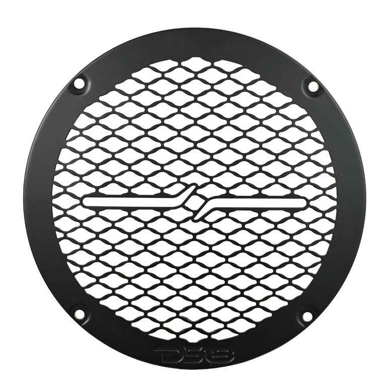 DS18 PRO-GRILL6MS/BK, slank 6.5 tommer højttalergitter i metal, sort
