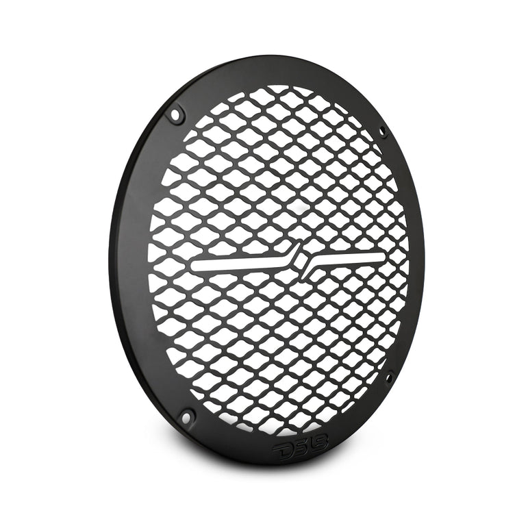 DS18 PRO-GRILL8MS/BK, slank 8 tommer højttalergitter i metal, sort