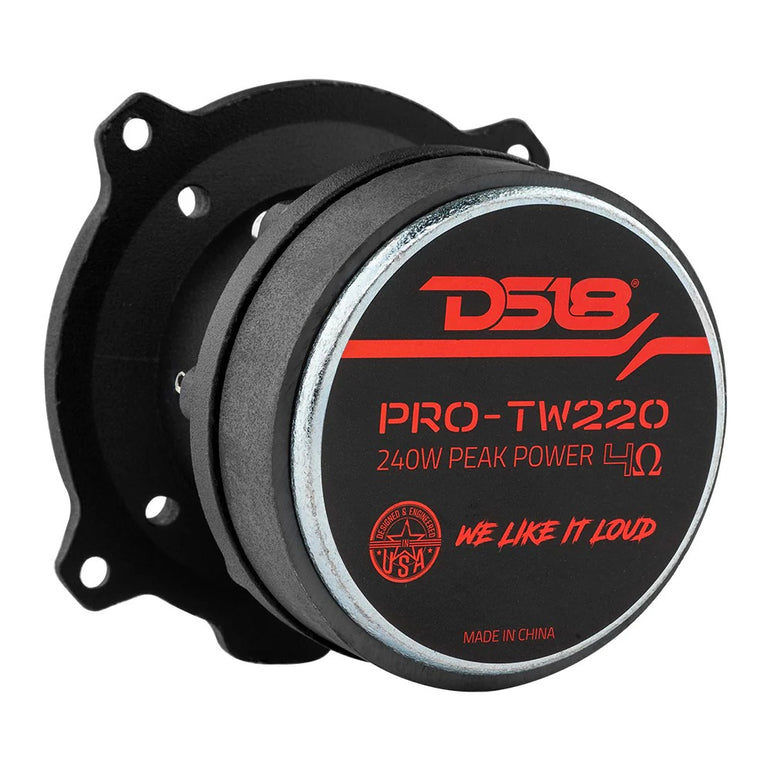 DS18 PRO-TW220, sølv SPL-diskant, par