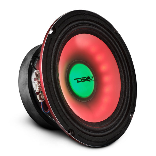 DS18 PRO-X6.4RGB, 6,5 tommer RGB LED-mellembas