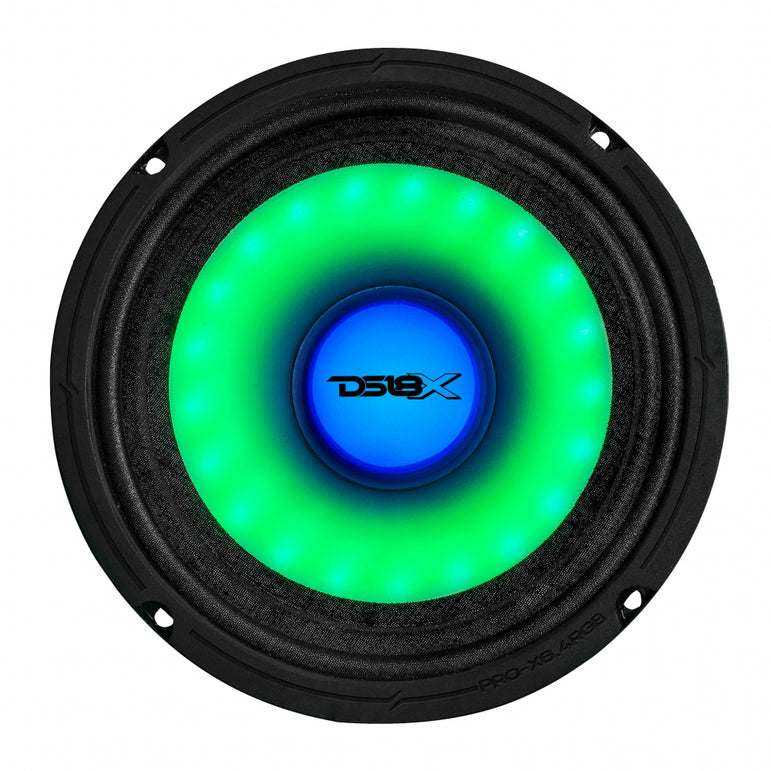 DS18 PRO-X6.4RGB, 6,5 tommer RGB LED-mellembas