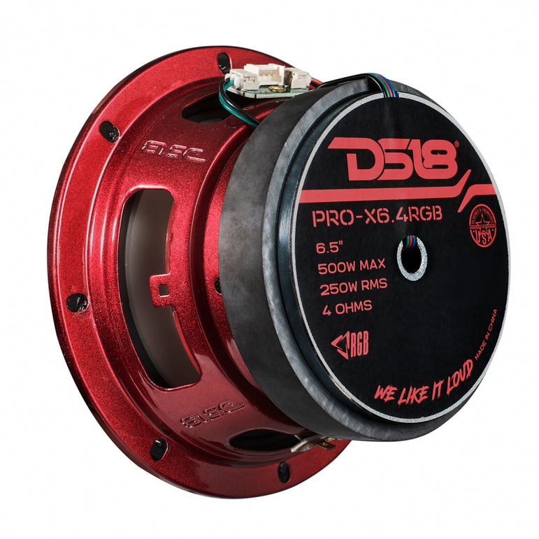 DS18 PRO-X6.4RGB, 6,5 tommer RGB LED-mellembas