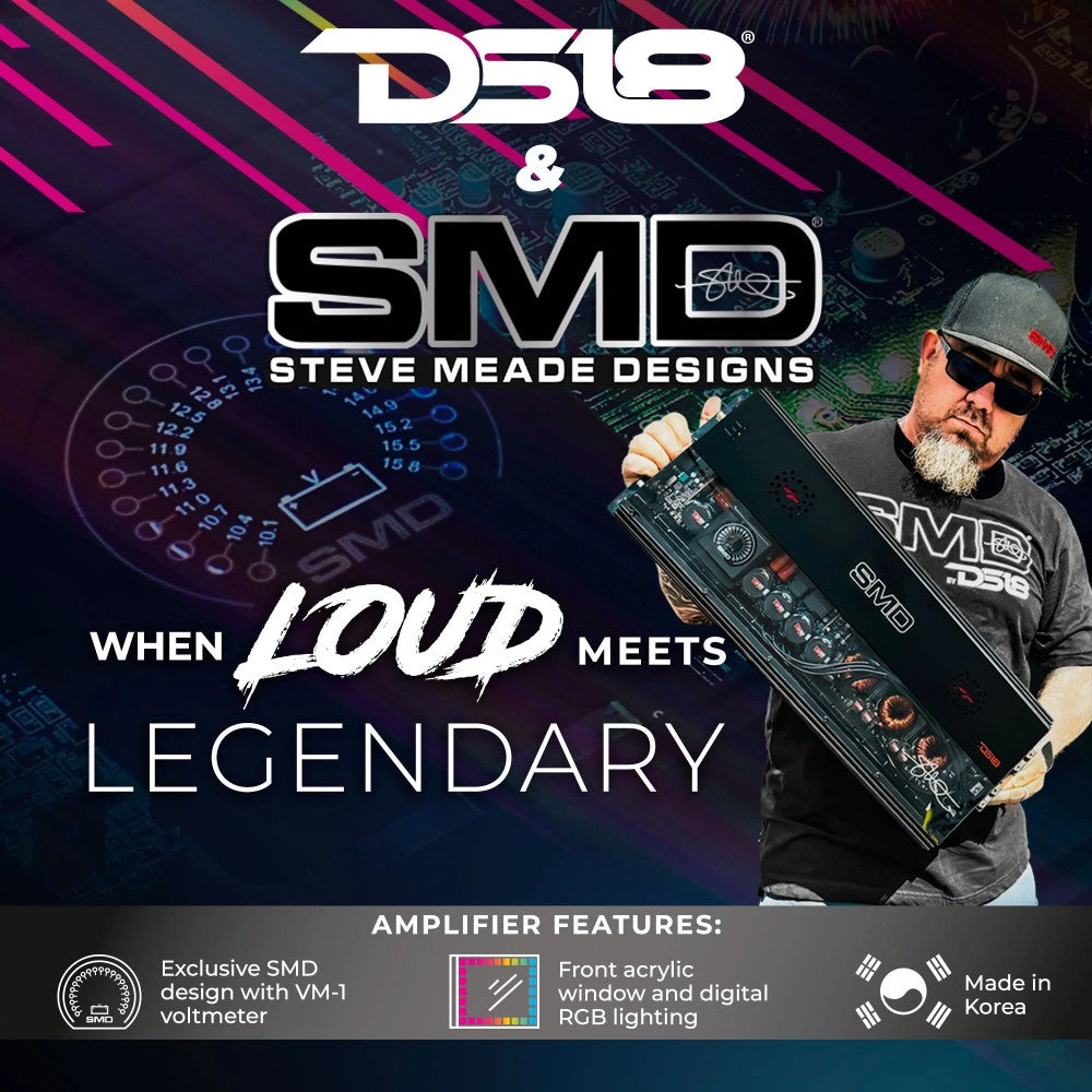 DS18 SMD-2800.5, flerkanals forstærker - Steve Meade Designs