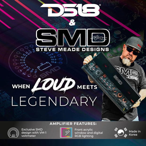 DS18 SMD-2800.5, flerkanals forstærker - Steve Meade Designs