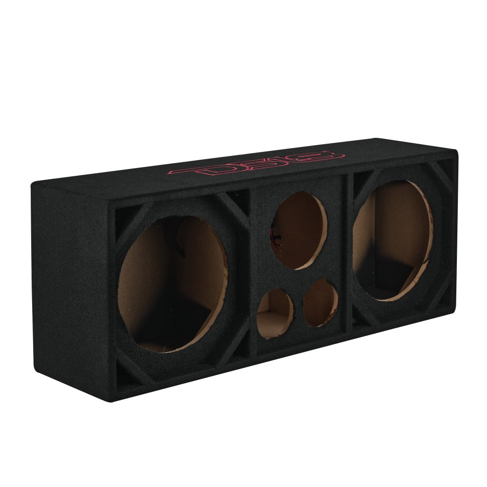 DS18 VOC10PRO, tom 2x10-tommer mellembas-kasse