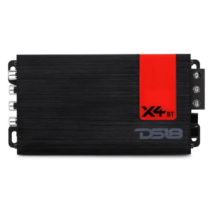 DS18 X4BT, kompakt 4-kanals forstærker med bluetooth