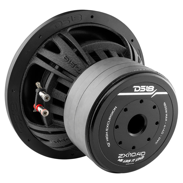 DS18 ZXI10.4D, langslagende 10 tommer baselement