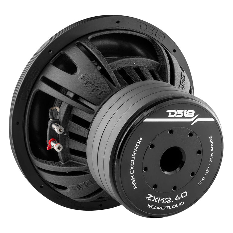 DS18 ZXI12.4D, langslagende 12 tommers basenhed