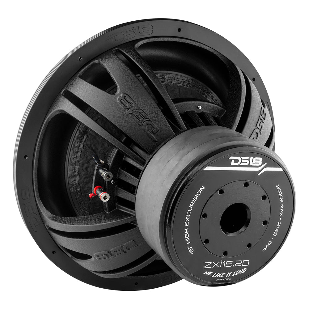 DS18 ZXI15.2D, langslagende 15 tommers basenhed