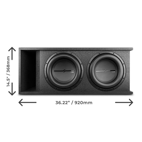 DS18 ZXI-212LD.RG, tung portet 2x12 tommer basboks