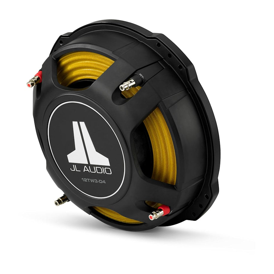JL Audio 12TW3-D4, slankt 12 tommer basenhed