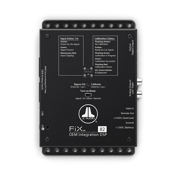 JL Audio FiX-82, integrerings-DSP med analoge & digitale udgange