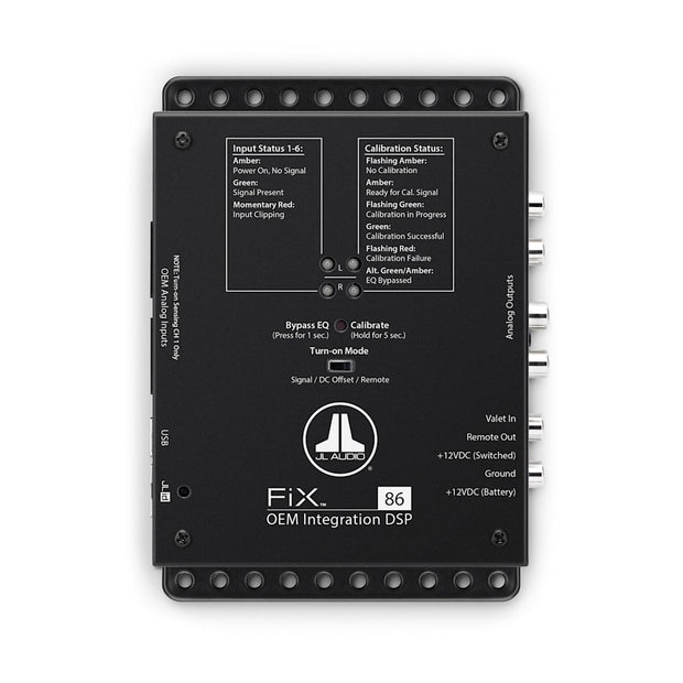 JL Audio FiX-86, integrations-DSP med analoge udgange