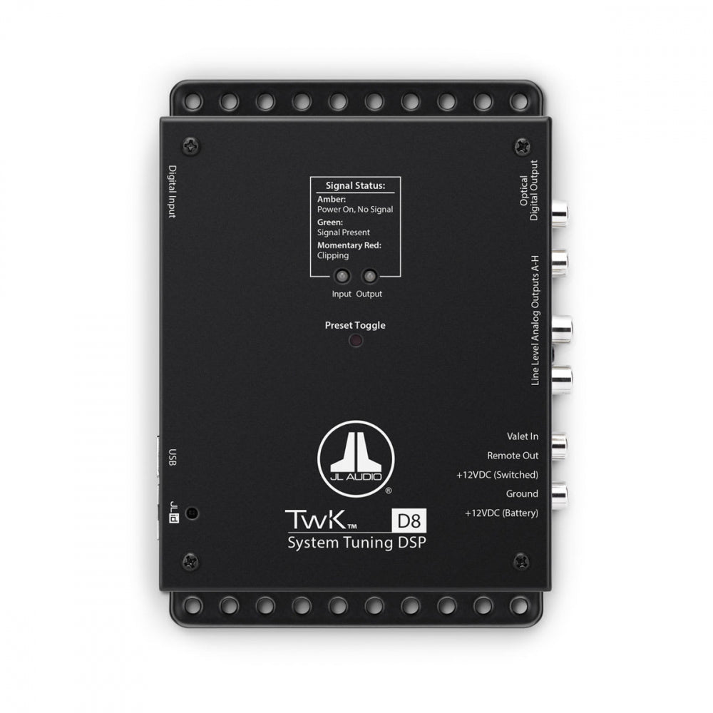 JL Audio TwK-88, 8-kanals DSP (analog indgang)