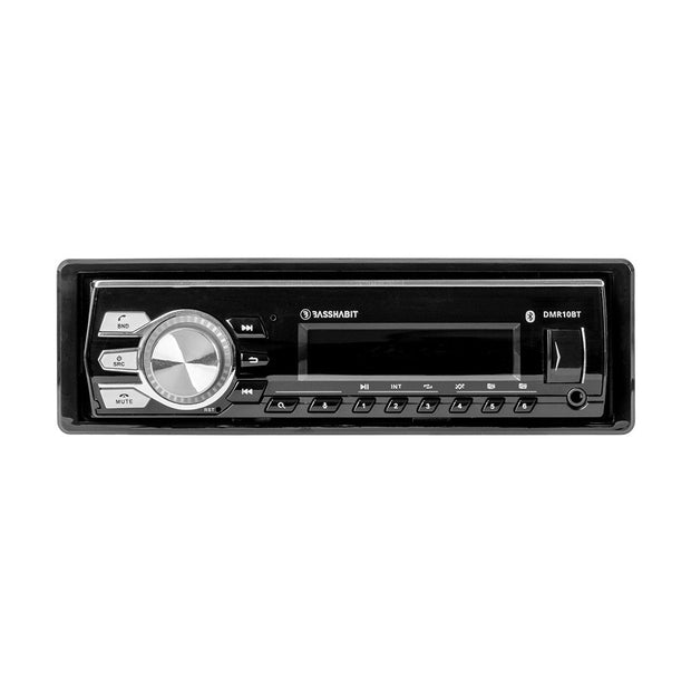 Bass Habit DMR10BT, bilstereo med Bluetooth, AUX, USB og 2 par lavniveau
