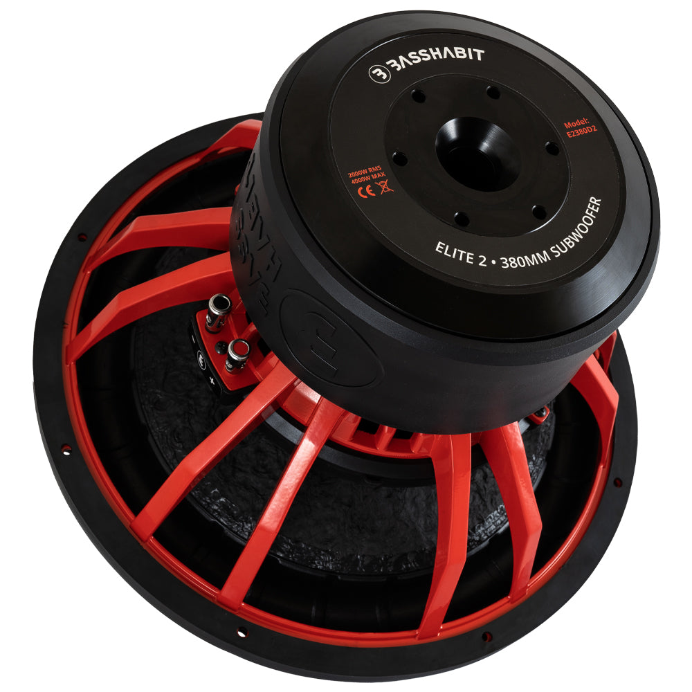 Bass Habit Elite 2 E2380D2, 15 tommers subwoofer