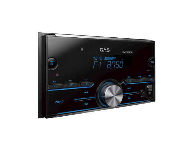 GAS GMA252BTR bilstereo med Bluetooth og 2 par lavniveau