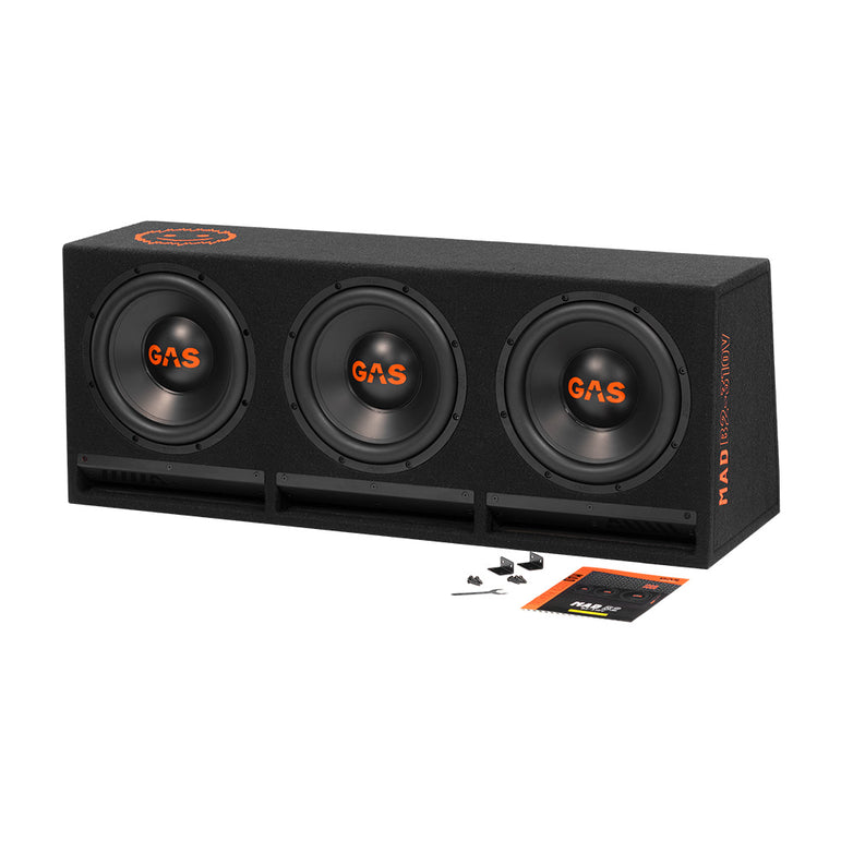 GAS MAD B2-310V, 3x10 tommer baskasse