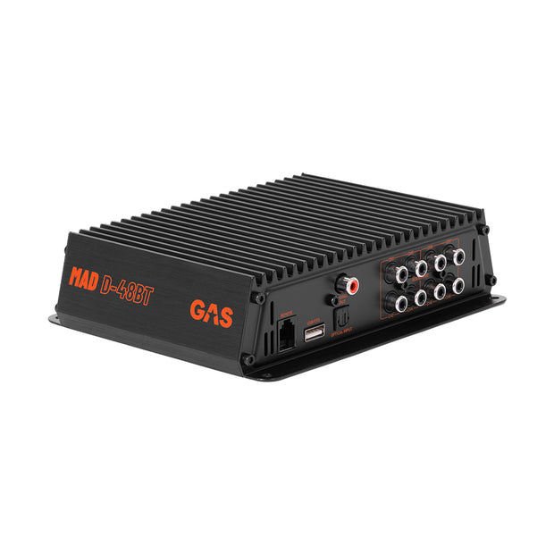 GAS MAD D-48BT, 8-kanals DSP med Bluetooth