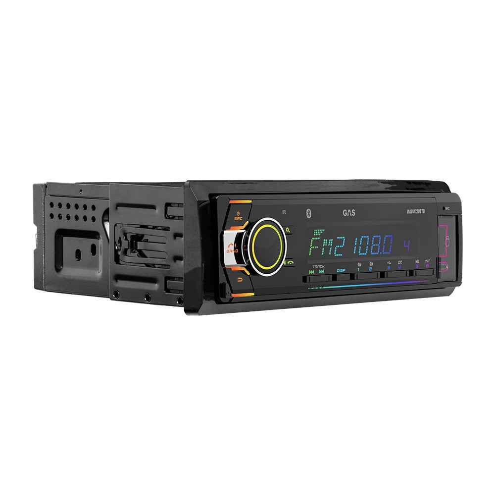 GAS MAD M120-BTD, bilstereo med Bluetooth 5.3, DAB, USB-C & 2 par lavniveau