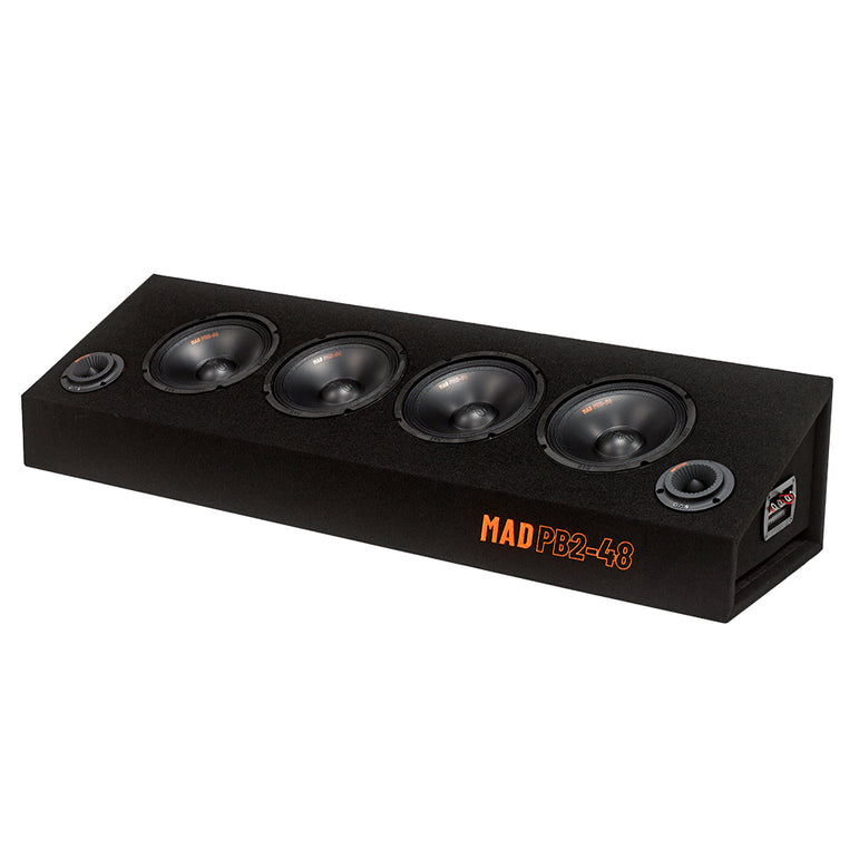 GAS MAD PB2-48, fede 8" mellembasser i færdigmonteret raggarplanke