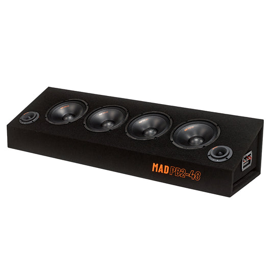 GAS MAD PB2-48, fede 8" mellembasser i færdigmonteret raggarplanke