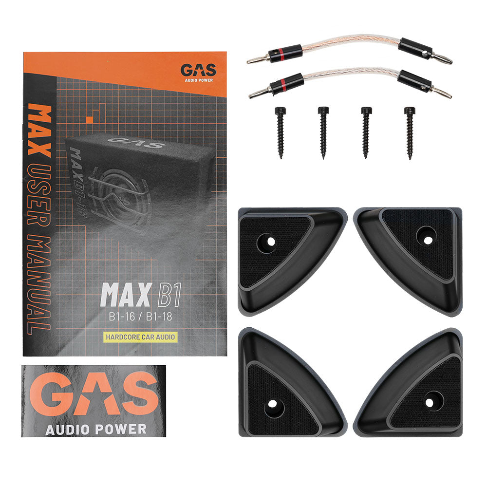 GAS MAX B1-18, fantastisk 1x8 tommers baskasse