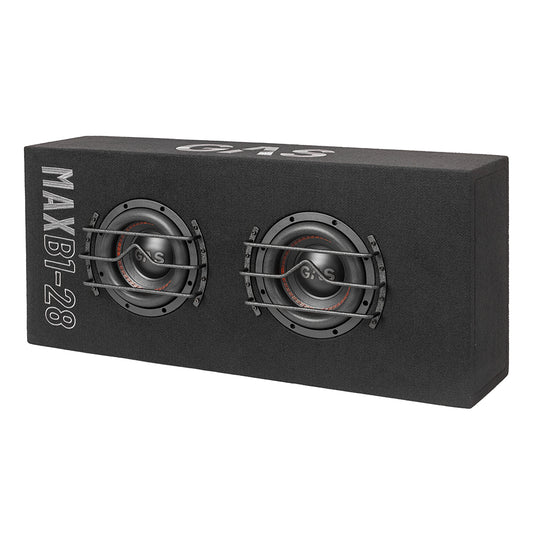 GAS MAX B1-28, rigtig tung 2x8 tommer basboks