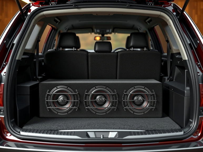 GAS MAX B1-38, rigtig tung 3x8 tommer basboks