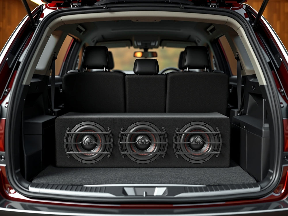 GAS MAX B1-38, rigtig tung 3x8 tommer basboks