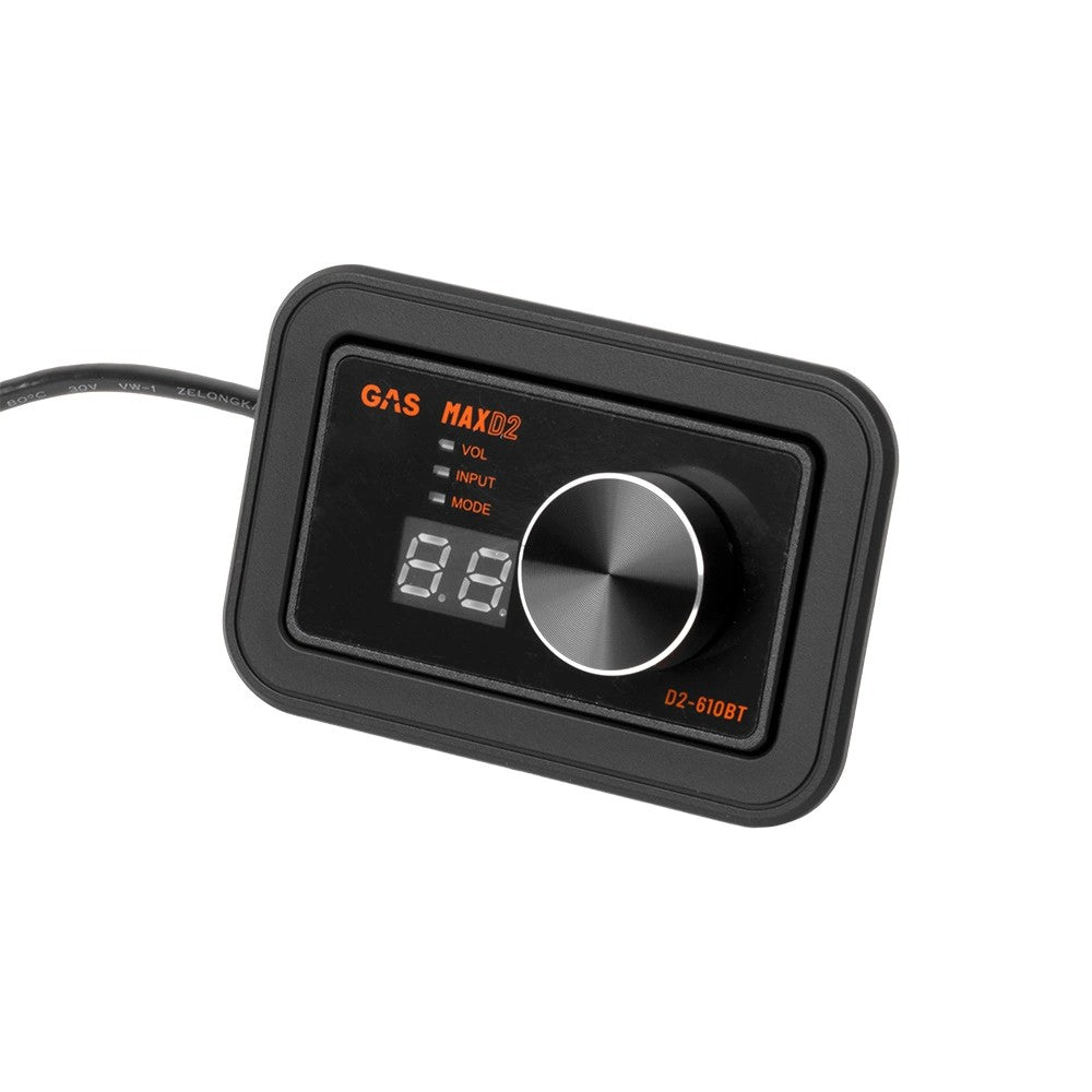 GAS MAX D2-610BT, 10-kanals DSP med Bluetooth