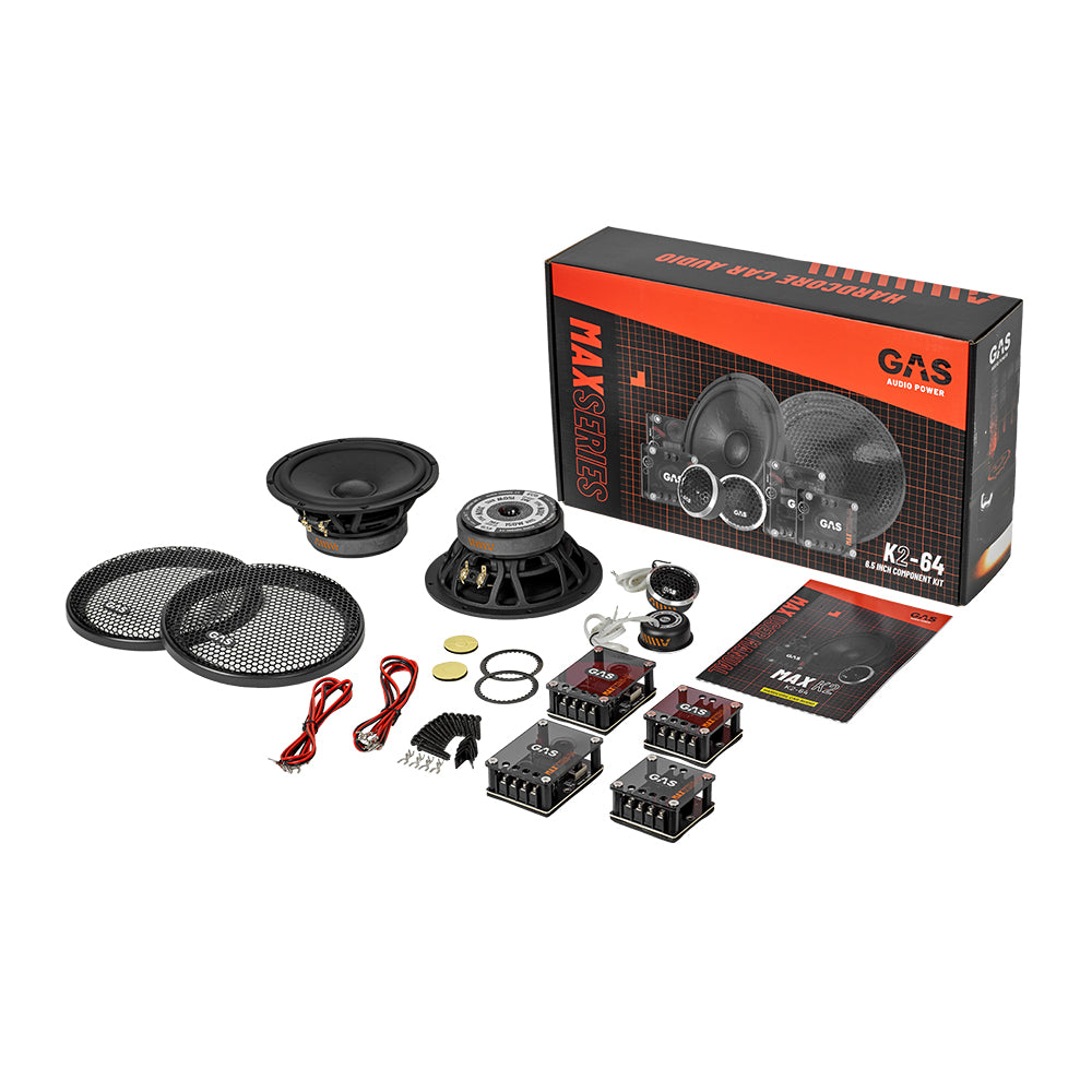 GAS MAX K2-64, velspillende 6.5 tommer kitsystem