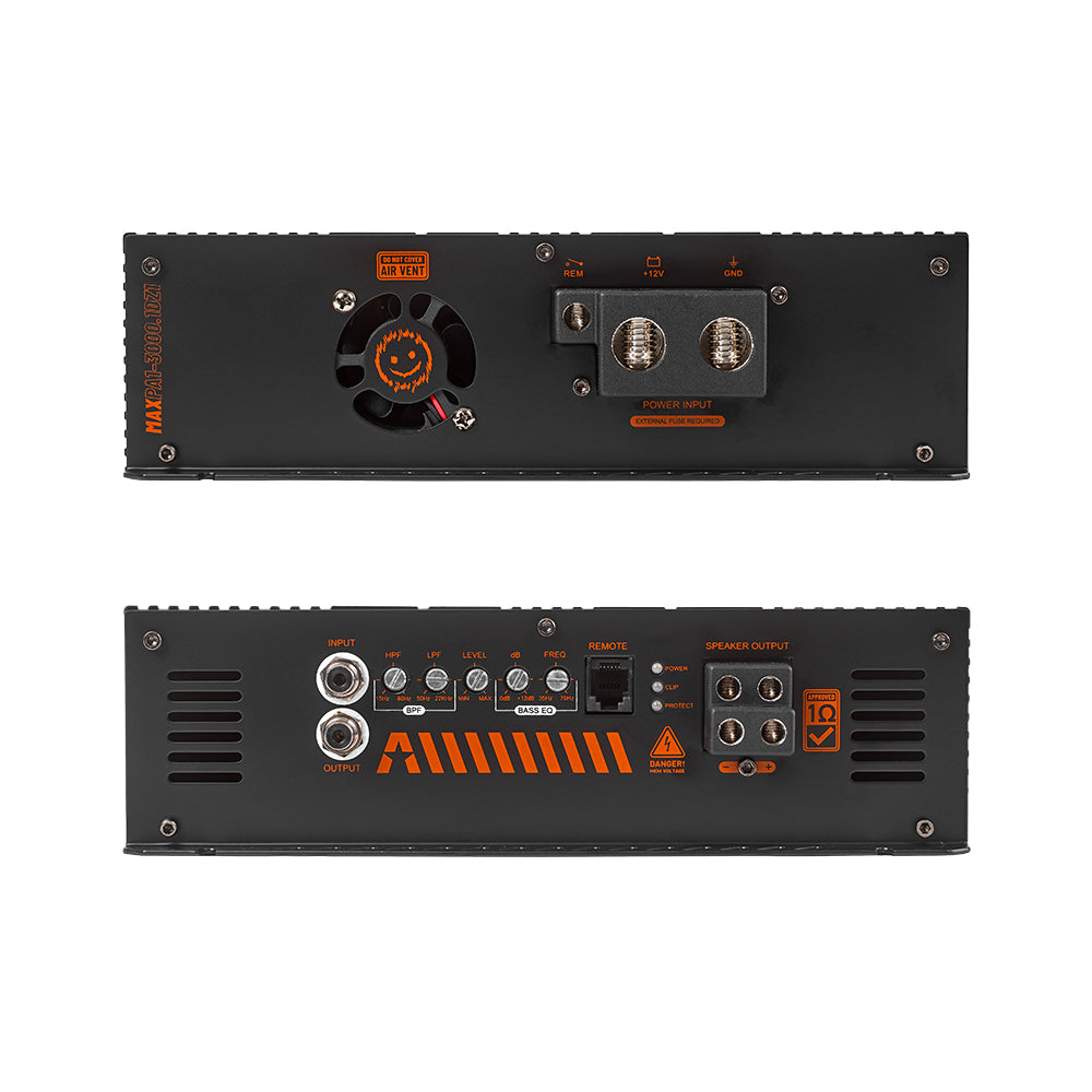 GAS MAX PA1-3000.1DZ1, kompakt og strømlinet fuldregisterforstærker