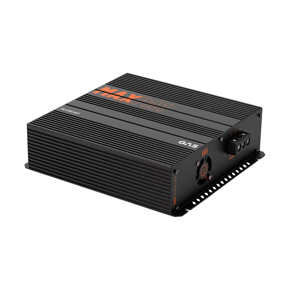 GAS MAX PA1-500.4DZ1, kompakt firekanals fuldtoneforstærker
