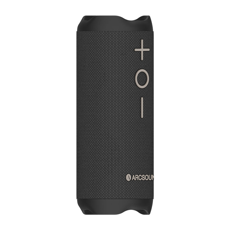 Arcsound EDGE kraftfuld bærbar højttaler med Bluetooth, sort