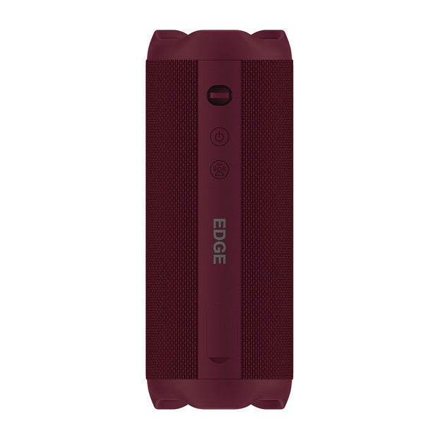 Arcsound EDGE Ruby Red kraftfuld bærbar højttaler med Bluetoot