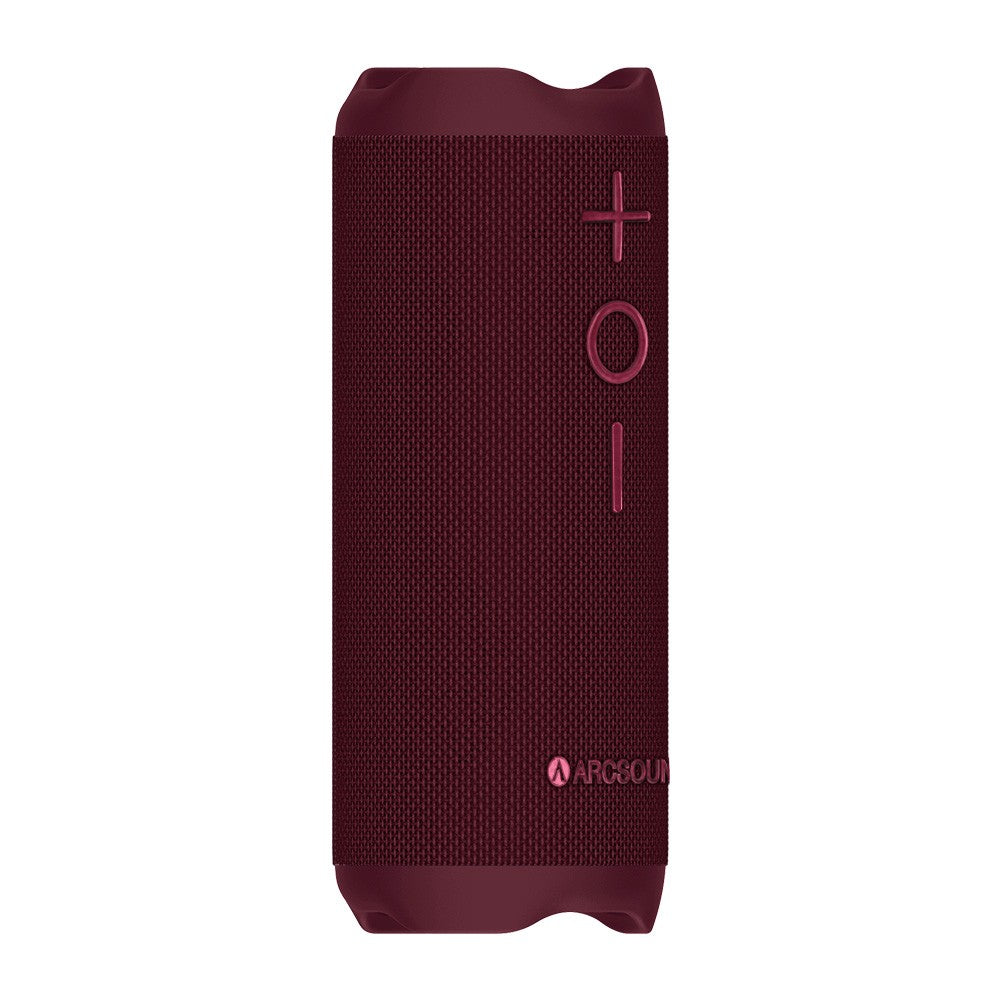 Arcsound EDGE Ruby Red kraftfuld bærbar højttaler med Bluetoot