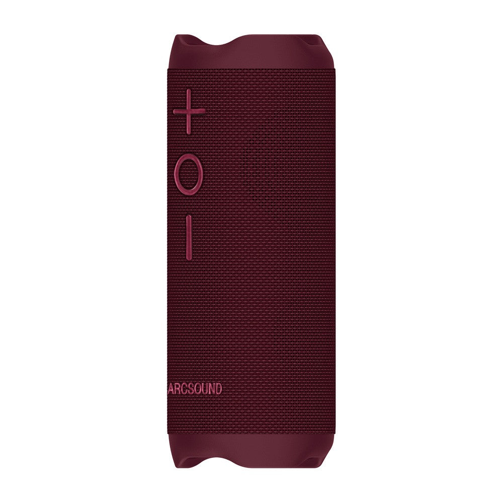 Arcsound EDGE Ruby Red kraftfuld bærbar højttaler med Bluetoot