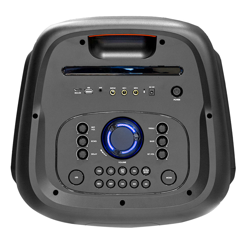Arcsound HAZE XXL, tung festhøjttaler med trådløs mikrofon og Bluetooth