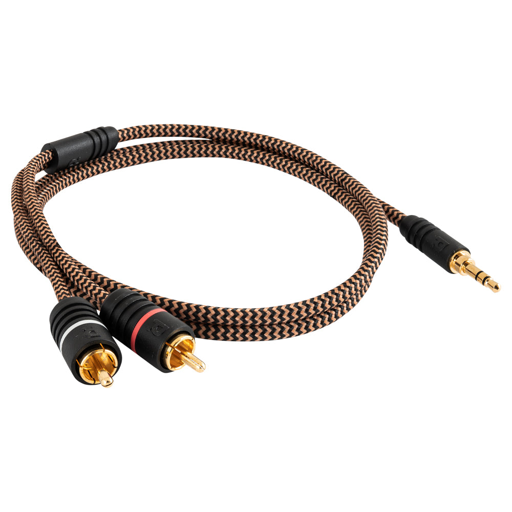 Proson Arctic 3.5mm-2x RCA-han, 1 meter