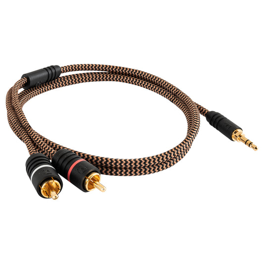 Proson Arctic 3.5mm-2x RCA-han, 1 meter