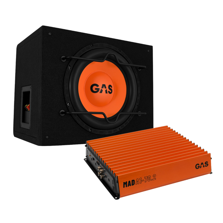 GAS MAD 1x10" Baspakke