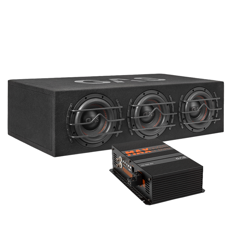GAS MAX 3x8" Baspakke 1500W RMS!