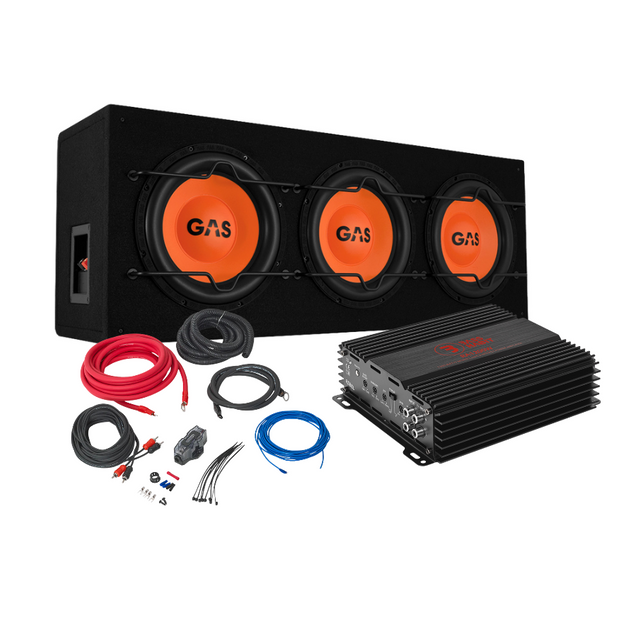 Komplet GAS MAD 3x10" Baspakke 750W RMS!