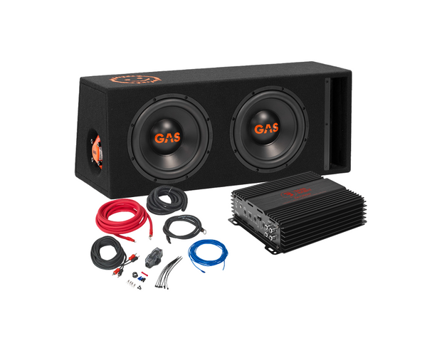Komplet GAS MAD 2x10" Baspakke 600W RMS!