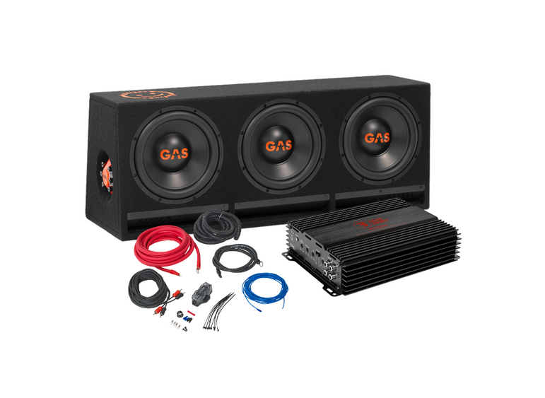 Komplet GAS MAD 3x10" Baspakke 900W RMS!