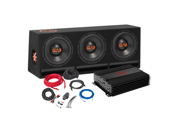 Komplet GAS MAD 3x10" Baspakke 900W RMS!
